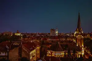 Arad chargers Top view of Arad City