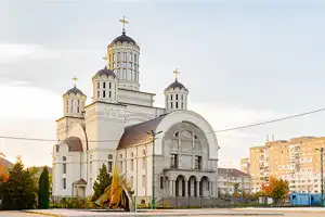Bacau chargers Image of a church from Bacau