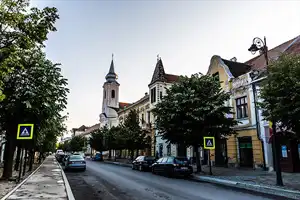 Bistrita nasaud chargers Image from a street in Bistrita Nasaud