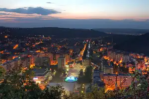 Caras severin chargers Calarasi city in the evening