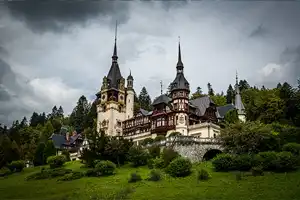 Prahova chargers Peles castle in Prahova county Romania